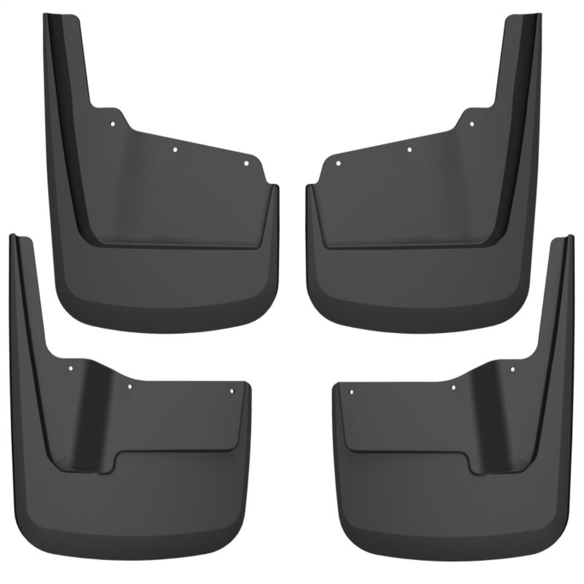 Picture of Husky Liners 20-23 GMC Sierra 2500-3500 HD Excl- Dually Front & Rear Mud Guards - Black