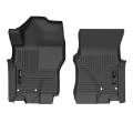 Picture of Husky Liners  2022 Nissan Frontier King Cab Ext- Cab-CC  WeatherBeater Black Front Floor Liners