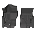 Picture of Husky Liners  2022 Nissan Frontier King Cab Ext- Cab-CC  WeatherBeater Black Front Floor Liners