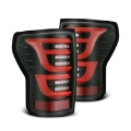 Picture of AlphaRex 07-13 Toyota Tundra LUXX-Series LED Tail Lights Black-Red