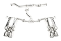 Picture of Invidia 2022+ Subaru WRX Q300 Rolled Stainless Steel Tip Cat-Back Exhaust