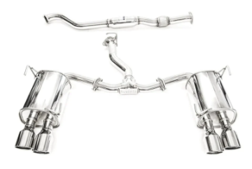 Picture of Invidia 2022+ Subaru WRX Q300 Rolled Stainless Steel Tip Cat-Back Exhaust