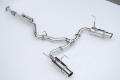 Picture of Invidia 2022+ Subaru WRX N1 Twin Outlet Single Layer SS Tip Cat-Back Exhaust