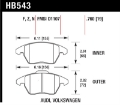 Picture of Hawk 06-11 Audi A3 2-0L Base Front ER-1 Brake Pads