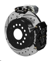 Picture of Wilwood Forged Dynalite Rear Electronic Parking Brake Kit -Black Powder Coat Caliper - SRP D-S Rotor