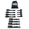 Picture of Borne Off-Road Heavy-Duty Ratchet Tie-Down Kit 4-Pack - Black