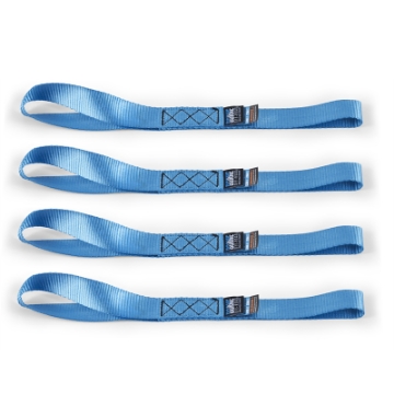 Picture of Borne Off-Road Heavy-Duty Ratchet Tie-Down Kit 4-Pack - Blue