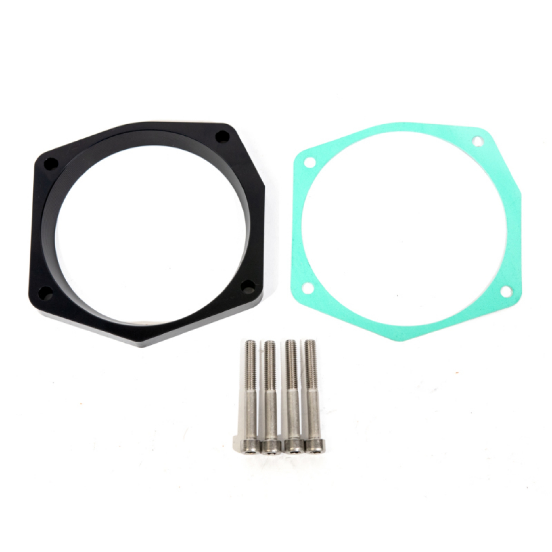 Picture of VMP Performance 105mm Throttle Body Adapter Plate Kit - Black Anodized