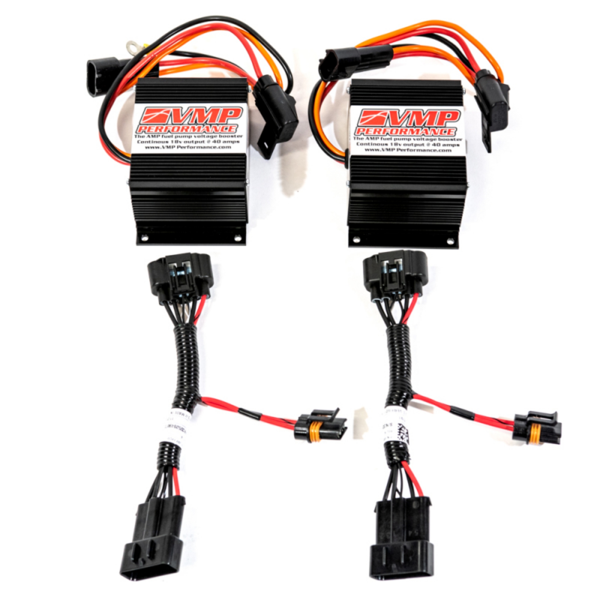 Picture of VMP Performance 07-10 Ford Shelby GT500 Dual Plug and Play Fuel Pump Voltage Booster