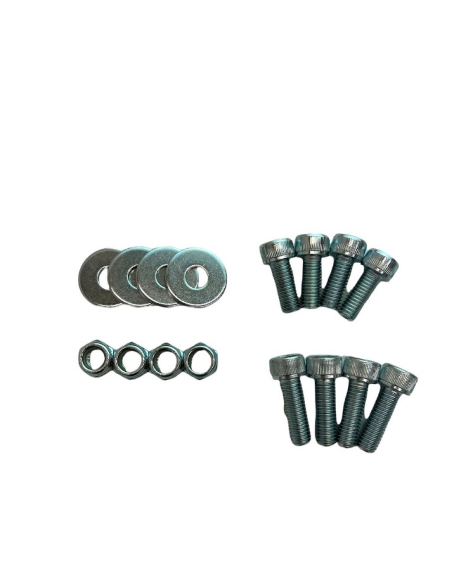 Picture of Sparco Seat Hardware Spacer Kit Bottom Mount - Silver Zinc