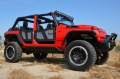 Picture of DV8 Offroad Aluminum Mesh Inserts For Front JK Rock Doors