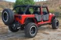 Picture of DV8 Offroad Aluminum Mesh Inserts For Rear JK Rock Doors
