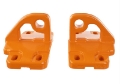 Picture of Ford Racing 2021+ Bronco Front Bumper Tow Hooks - Orange Pair
