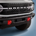 Picture of Ford Racing 2021+ Bronco Front Bumper Tow Hooks - Red Pair