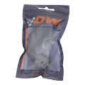 Picture of DeatschWerks 10AN Female Swivel 90-Degree Hose End PTFE Incl Olive Insert - Anodized Matte Black