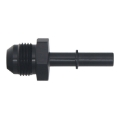 Picture of DeatschWerks 8AN Male Flare to 5-16in Male EFI Quick Connect Adapter - Anodized Matte Black