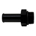 Picture of DeatschWerks 8AN ORB Male to 1-2in Male Barb Fitting Incl O-Ring - Anodized Matte Black