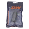 Picture of DeatschWerks 8AN Female Swivel Straight Hose End CPE - Anodized Matte Black