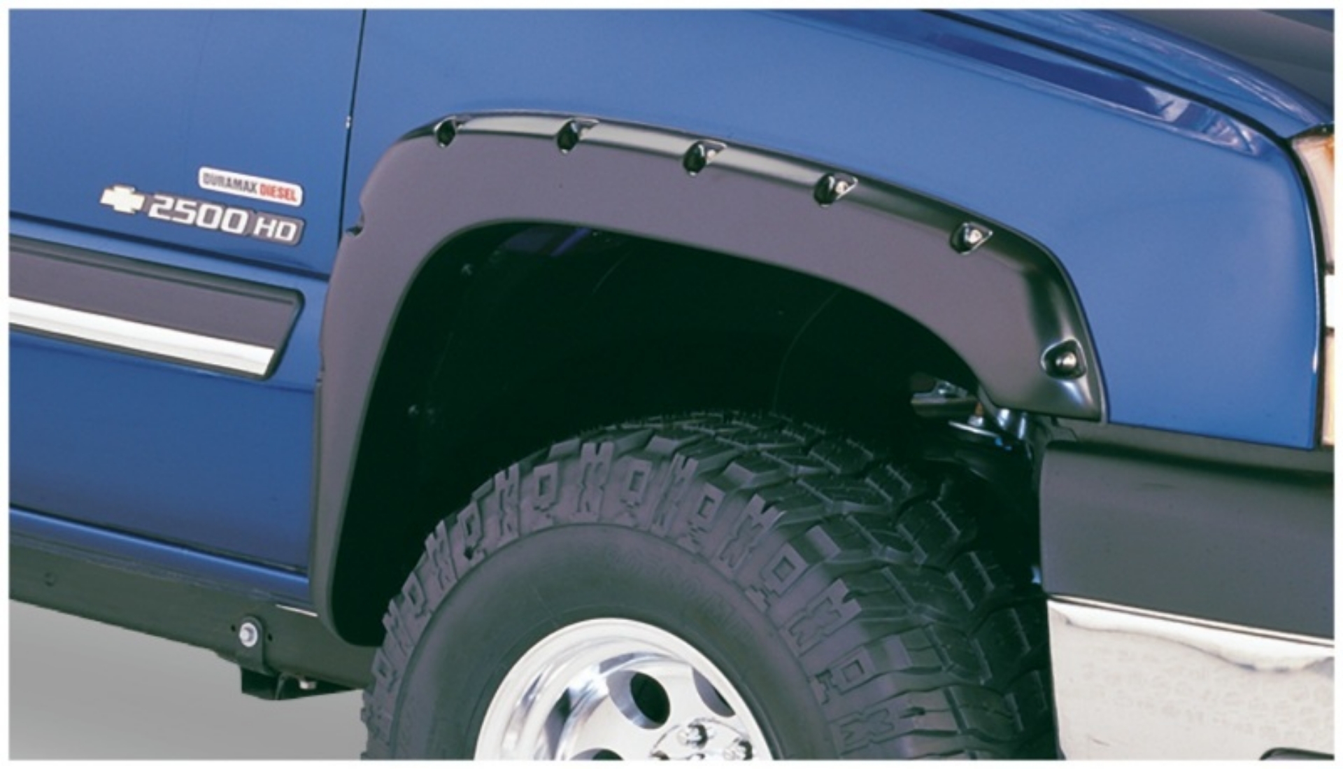 Picture of Bushwacker 21-22 Chevrolet Colorado Ex ZR2 74in- Bed Fleetside FF Pocket Style Flares 4pc - Sm BK