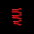 Picture of AlphaRex 21-22 Ford F150 LUXX LED Projector Tail Lights - Alpha-Black
