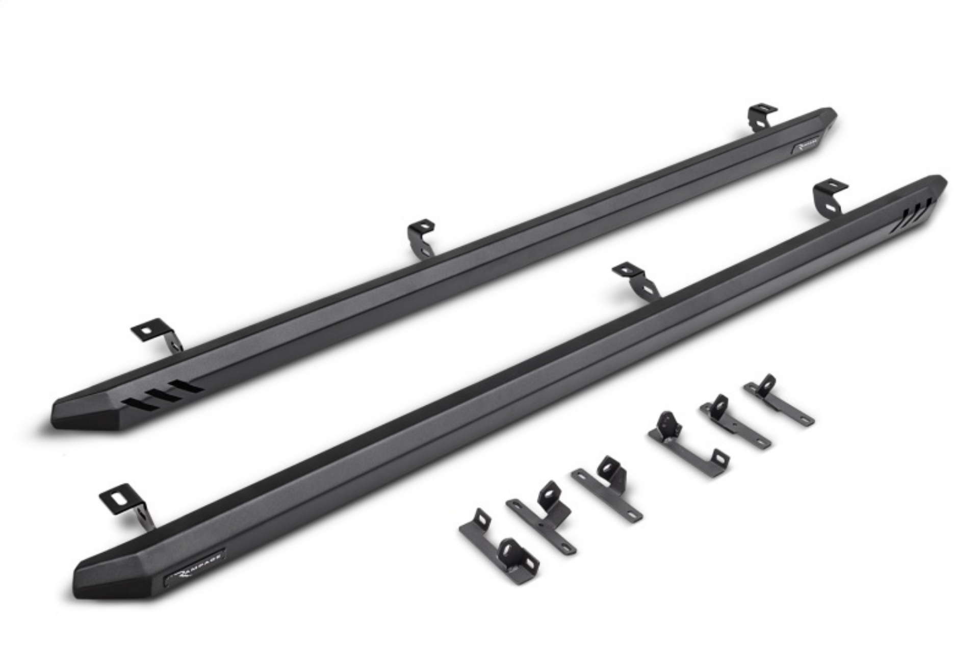 Picture of Rampage 2020+ Jeep Gladiator JT Rock Rail Nerf Bar - Black
