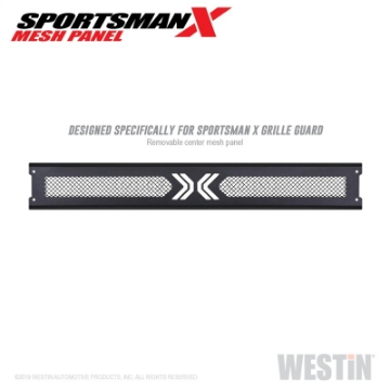Picture of Westin 16-18 Chevrolet Silverado - 09-18 RAM 1500 Sportsman X Mesh Panel - Tex- Blk