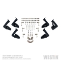 Picture of Westin 99-16 Ford F-250-350-450-550 Super Cab HDX Stainless Drop Nerf Step Bars - Tex- Blk