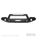Picture of Westin 07-18 Jeep Wrangler JK WJ2 Full Width Front Bumper w-LED Light - Tex- Blk