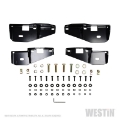 Picture of Westin 18-22 Jeep Wrangler JLU 4dr Platinum 4 Oval Nerf Step Bars - Tex- Blk
