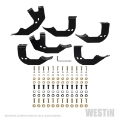 Picture of Westin 05-21 Toyota Tacoma Access Cab PRO TRAXX 4 Oval Nerf Step Bars - Blk