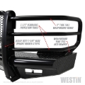 Picture of Westin 11-14 Chevrolet Silverado 2500-3500 HDX Bandit Front Bumper - Blk