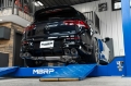Picture of MBRP 2022 Volkswagen Golf R MK8 T304 Stainless Steel 3in Cat-Back, Quad Rear Exit- Carbon Fiber Tip