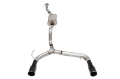 Picture of Corsa 21-25 Ford Bronco 2-3L 4-Door 2-75in Cat-Back Dual Rear Exhaust w- 4in Straight-Cut Black Tips