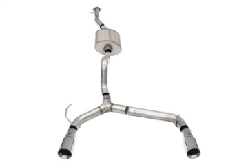 Picture of Corsa 21-25 Ford Bronco 2-7L 4-Door 2-75in Cat-Back Dual Rear Exhaust w-4in Straight-Cut Polish Tips