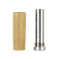 Picture of Mishimoto Tall Steel Core Wood Shift Knob - Beech
