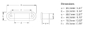 Picture of Hella Step Lamp 1X2 BLUE MD12-24 SS RIM 2XT