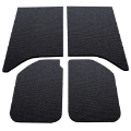 Picture of DEI 11-18 Jeep Wrangler JK 2-Door Boom Mat Headliner - 4 Piece - Black
