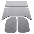 Picture of DEI 11-18 Jeep Wrangler JK 4-Door Boom Mat Headliner - 4 Piece - Gray