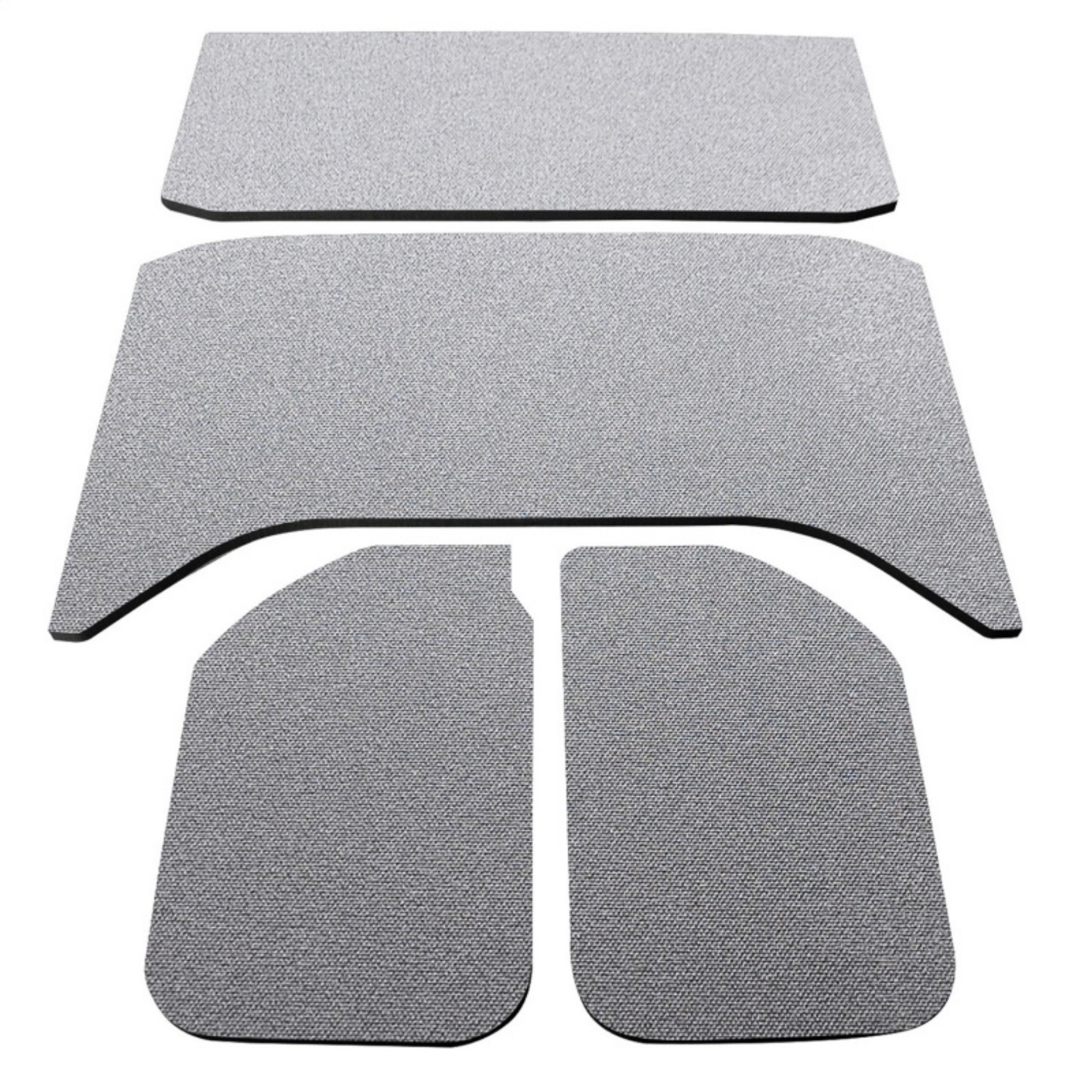 Picture of DEI 11-18 Jeep Wrangler JK 4-Door Boom Mat Headliner - 4 Piece - Gray