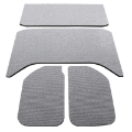 Picture of DEI 11-18 Jeep Wrangler JK 4-Door Boom Mat Headliner - 4 Piece - Gray