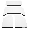 Picture of DEI 11-18 Jeep Wrangler JK 4-Door Boom Mat Headliner - 4 Piece - White
