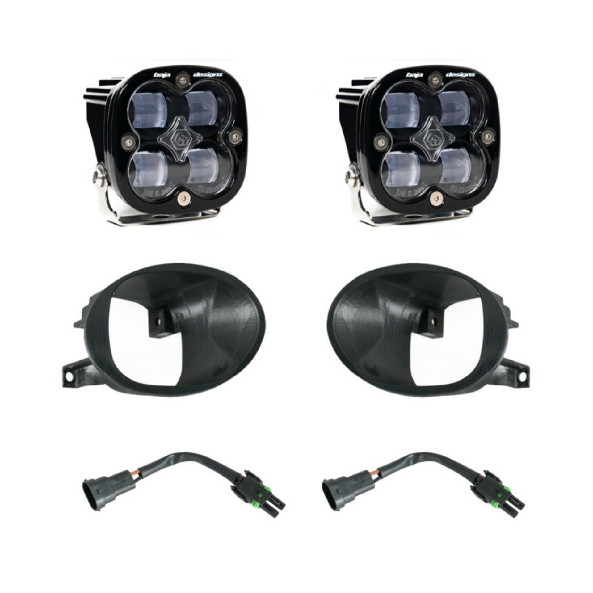 Picture of Baja Designs 19-22 Mercedes Sprinter 1500-2500-3500 Squadron SAE Fog Pocket Light Kit