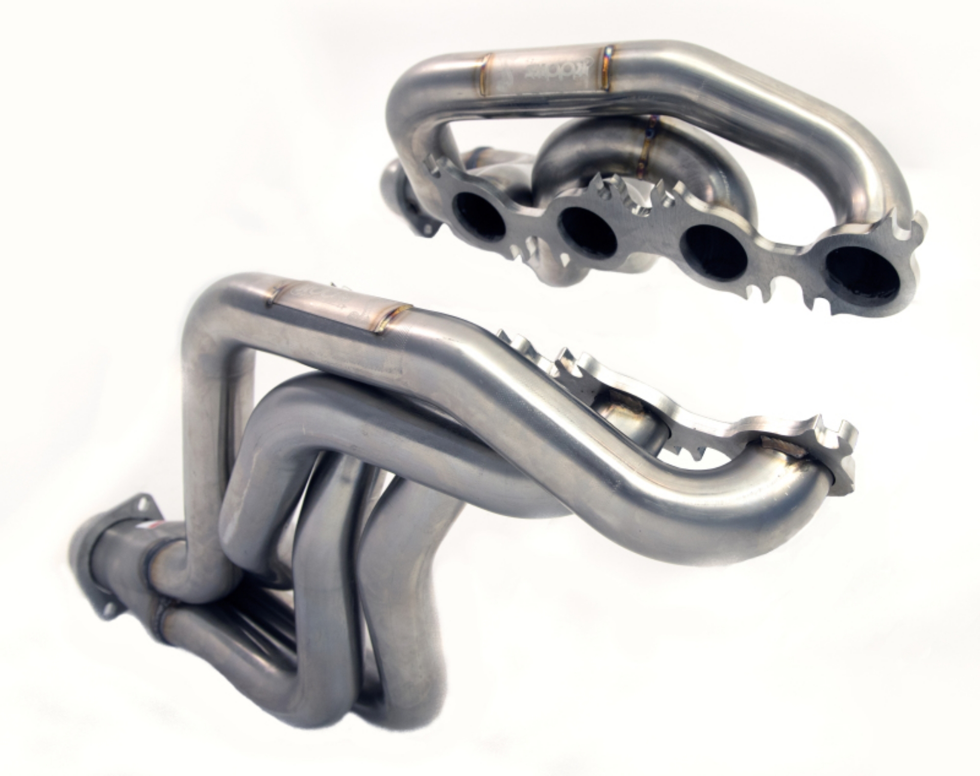 Picture of Kooks 2020+ Mustang GT500 5-2L 2in x 3in SS Headers w-GREEN Catted Connection Pipe