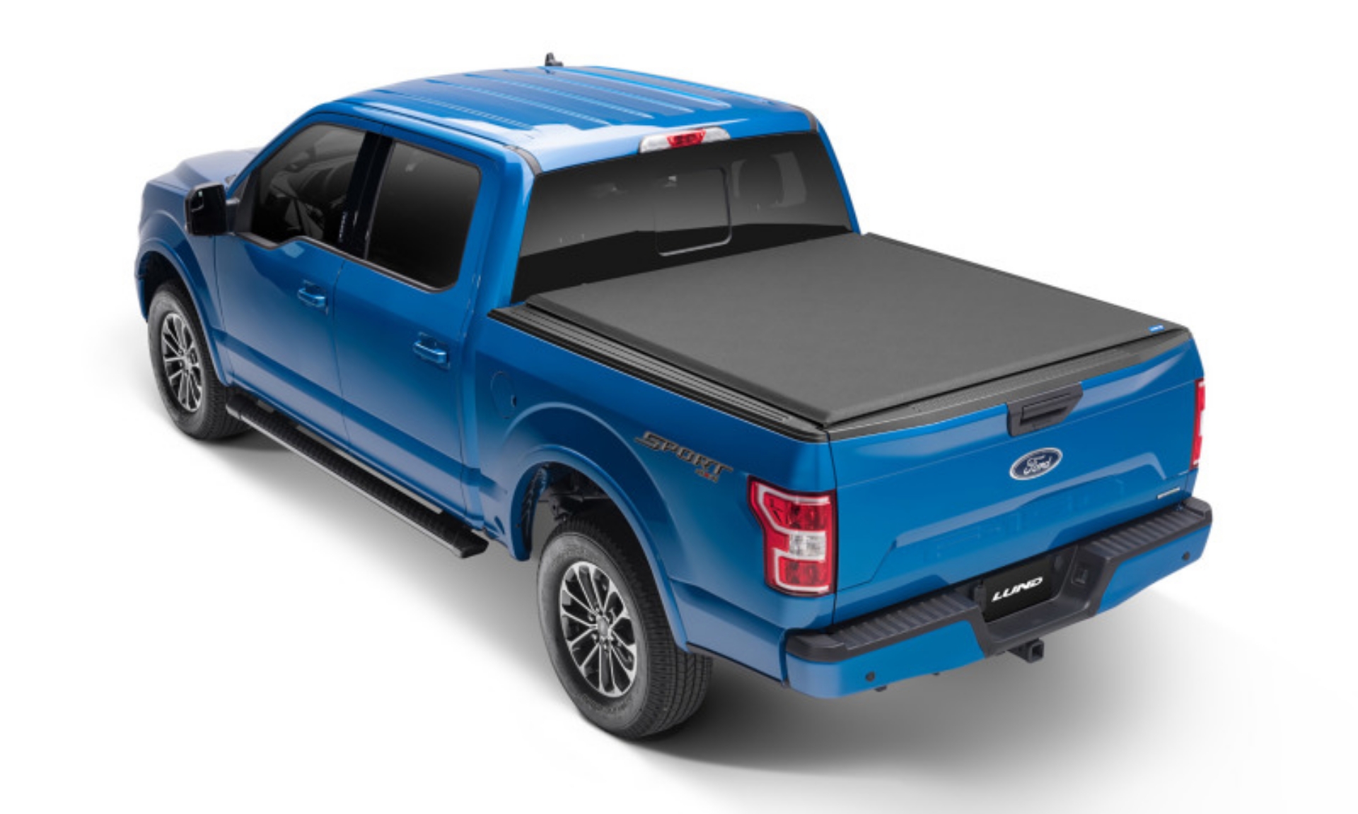 Picture of Lund 2022+ Nissan Frontier 5ft- Bed Genesis Elite Roll Up Tonneau Cover - Black