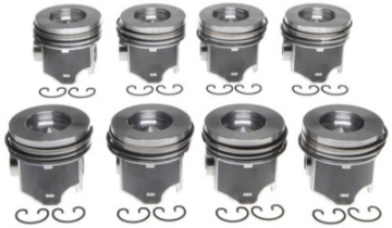 Picture of Mahle OE 06-09 6-0L Floating Pin GM Trucks Vin H 1-00MM Reduced Comp Piston Set Set of 8