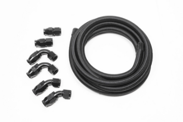 Picture of Radium Engineering 10AN Universal PTFE Hose Kit - Black