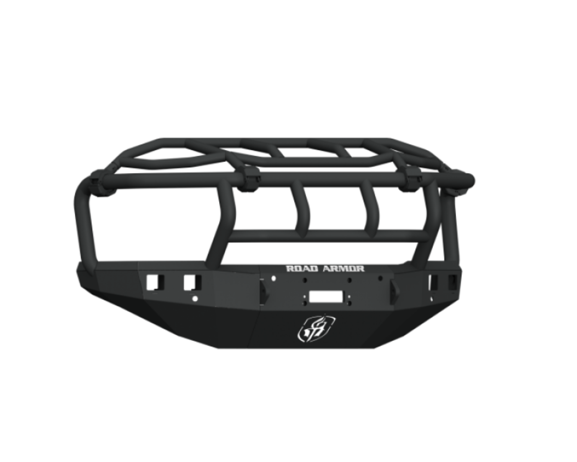 Picture of Road Armor 15-19 Chevy 2500-3500 Stealth Front Winch Bumper w-Titan II Intimidator Guard - Tex Blkf
