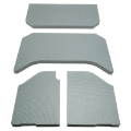 Picture of DEI 07-10 Jeep Wrangler JK 4-Door Boom Mat Headliner - 4 Piece - Gray