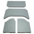 Picture of DEI 07-10 Jeep Wrangler JK 4-Door Boom Mat Headliner - 4 Piece - Gray