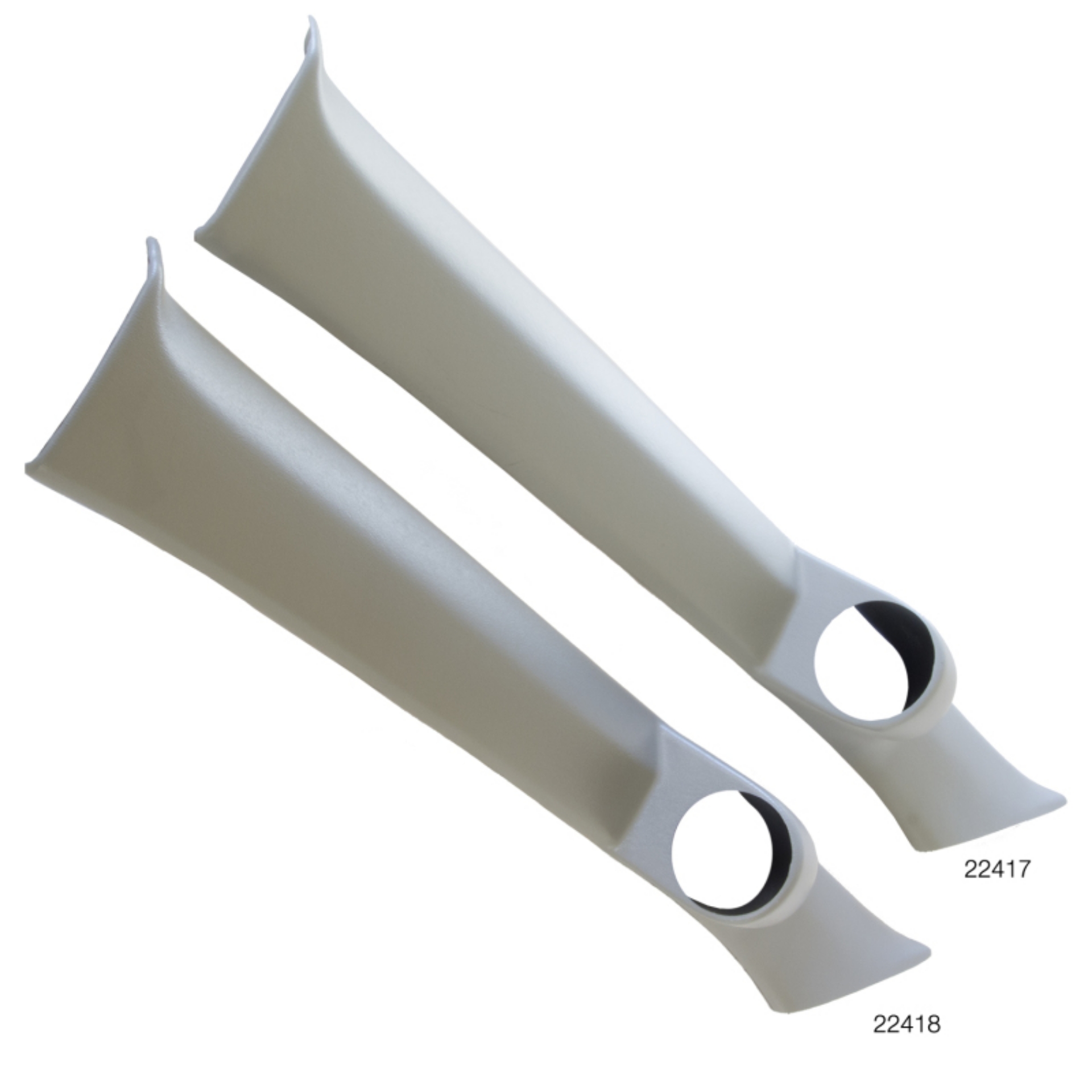 Picture of AutoMeter Gauge Mount A-Pillar Full Sngl 2-5-8in- Lt Gray Honda Civic 2Dr- 92-95 Eg